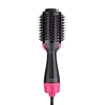

Multifunctional 2 in1 Hair Dryer Volumizer Rotating Hair Brush Roller Rotate Styler Comb Styling Straightener Curling Party gift