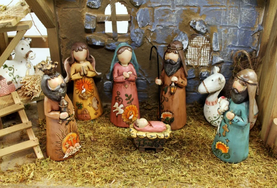 Laeacco Photography Backdrops Birth Of Jesus Model Portrait Scene Baby Children Photographic Backgrounds For Photo Studio | Электроника