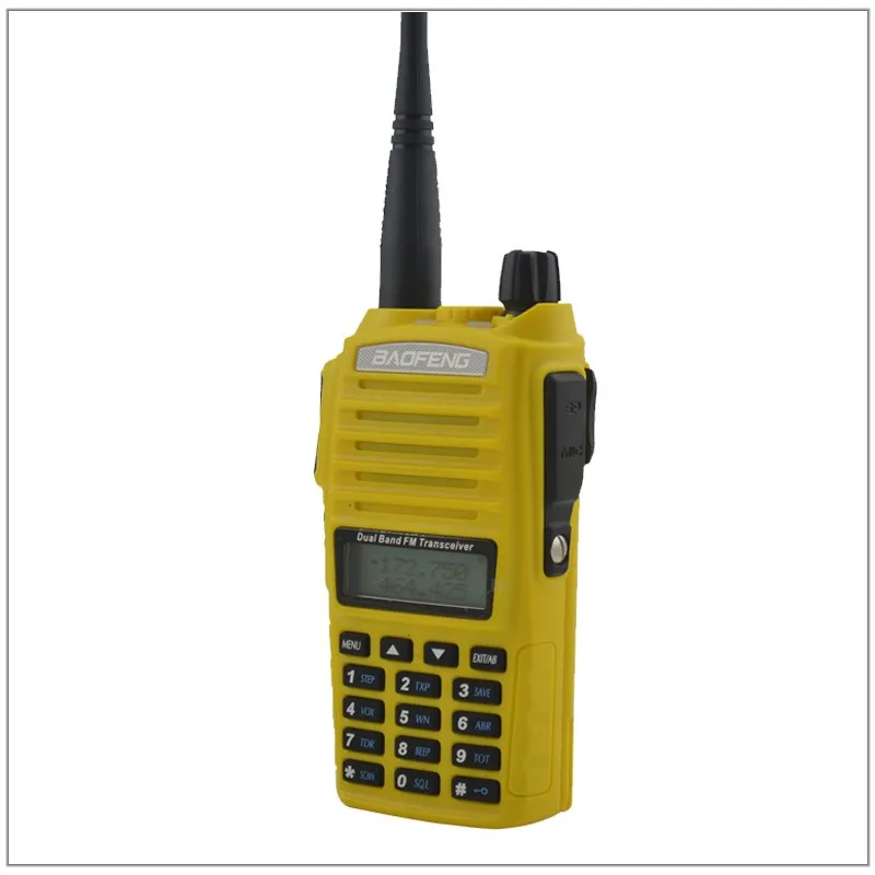 Портативный Baofeng Радио UV-82 Walkie Talkie Цвет Желтый двухдиапазонный VHF/UHF радиолюбителей трансивер Baofeng UV82 w/Бесплатная наушник