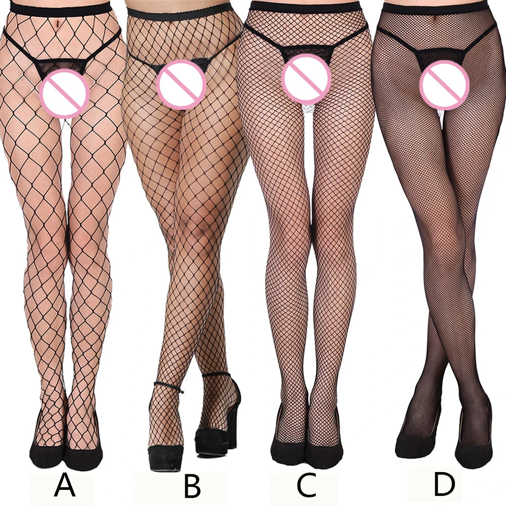 

Sexy Lingerie Elastic Stockings Pantyhose Women Transparent Black Fishnet Stocking Sheer Tights 4 Patterns 12 Colors Hot Cloth