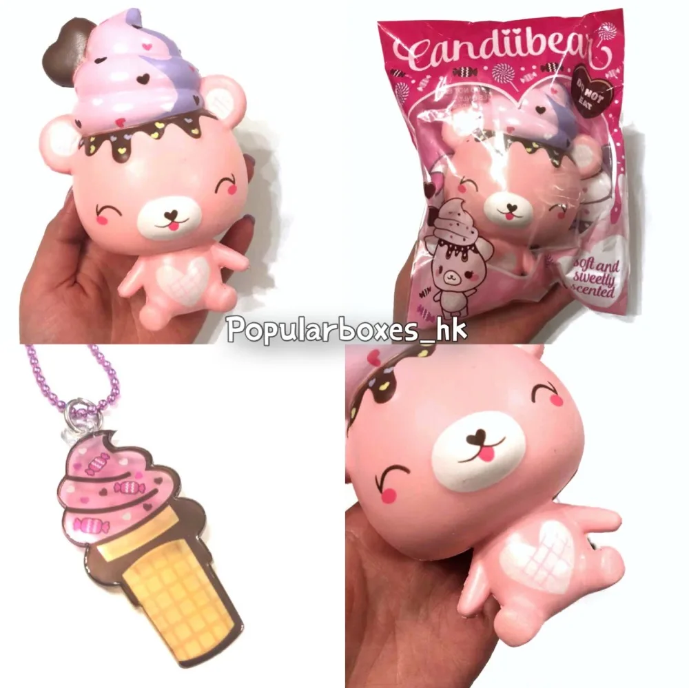 Creamiicandy yummiibear creamiibear mascot squishy Slow Rising Gift Toy | Игрушки и хобби