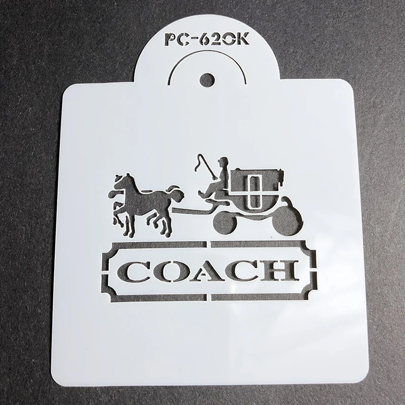 Famous Brand Bags Logo Painting Mould Fondant Cake Stencils DIY Mold Template Chocolate Spray Mold Fondant Cake Decorating Tools1