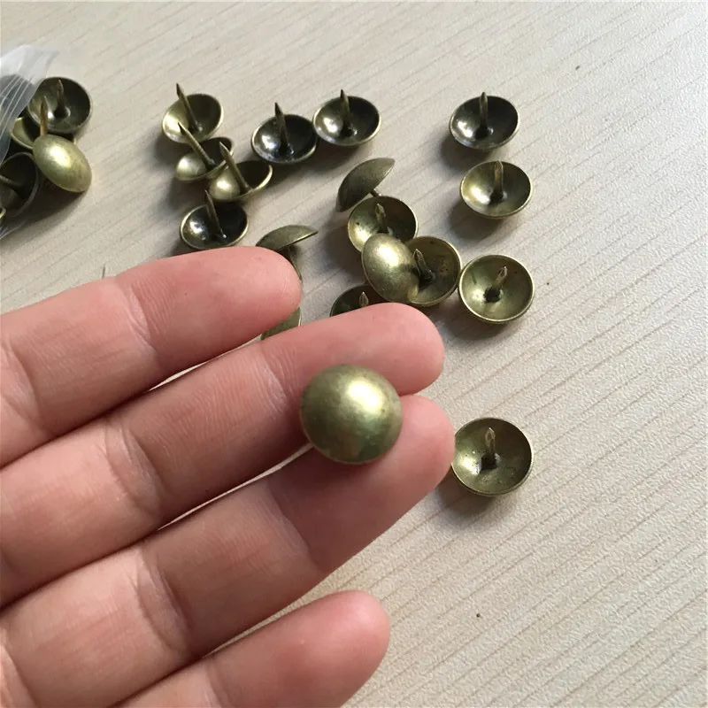 Bronze Iron Round Decorative Iron Nails Furniture Studs Sofa Chair Pins,Table Foot Glide Nail,Antique Tack Nail,13*12mm,200Pcs Bronze Iron Round Decorative Iron Nails Furniture Studs Sofa Chair Pins,Table Foot Glide Nail,Antique Tack Nail,13*12mm,200Pcs