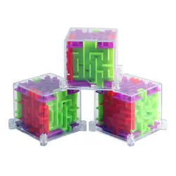 20 штук 4 см 3D лабиринт Magic Cube Puzzle Скорость игра-головоломка куб лабиринт шар Игрушечные лошадки лабиринт игры с мячом образования Игрушечные