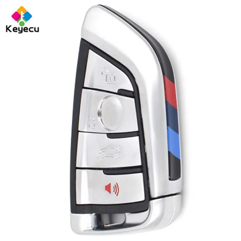 KEYECU YH серебро Smart Remote брелок 315 МГц/433 МГц для BMW серии F CAS4+/FEM 2011- х 3 х 4- F25- F87/F80