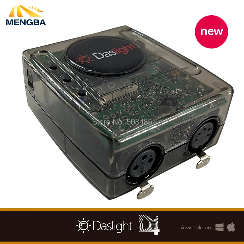 

Stage Controlling Software DVC4 Daslight Virtual Controller DMX USB Lighting Interface 1536 Output Channels with MiniSD