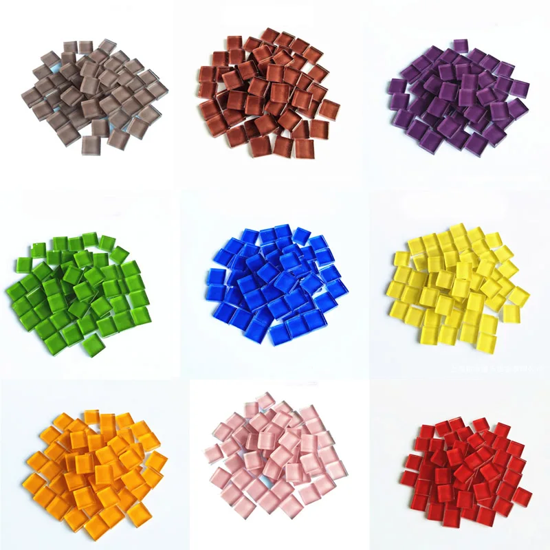 

Craft Material Mosaic Tile Children Handmade Tiny Mini Micro Glass Crystal Free Stone Creativity DIY Hobbies