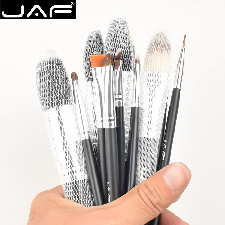 Big Discount JAF Brand 12pcs Makeup Brushes Kit Holder Tube Convenient