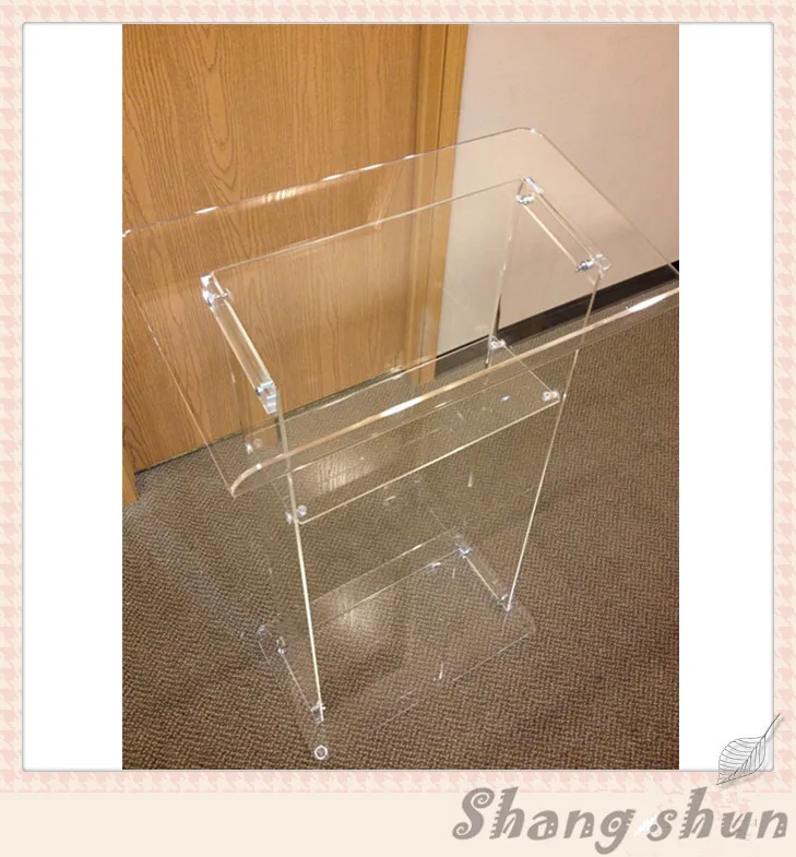 acrylic church lectern church pulpits organic glass lectern podium