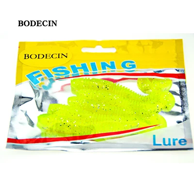 5 шт., приманка для ловли червей, силиконовая приманка, приманка в форме червя, мягкая искусственная приманка, воблер, приманки, снасти с рыбным запахом, 75 мм - Цвет: C3  5PCS