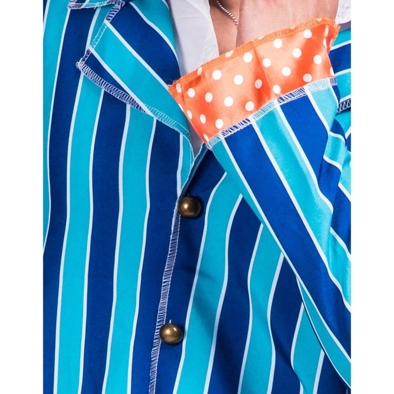 Austin Powers Carnaby Street Deluxe синий костюм для взрослых мужской нарядный костюм| |