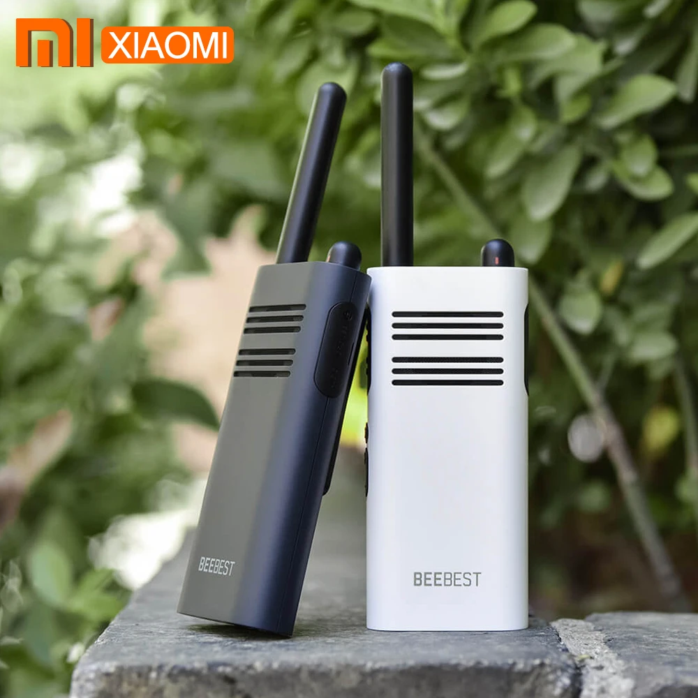 Xiaomi Mijia Jifengintercom Walkie Talkie с fm-радио спикером в режиме ожидания смартфон приложение расположение поделиться быстро команда Talk intercom