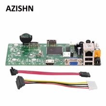 AZISHN 16CH 1080P/4CH 5MP NVR Main Board Network Video Recorder Onvif P2P Cloud CMS Motion Detection Email Alert NBD7816R-F-V2