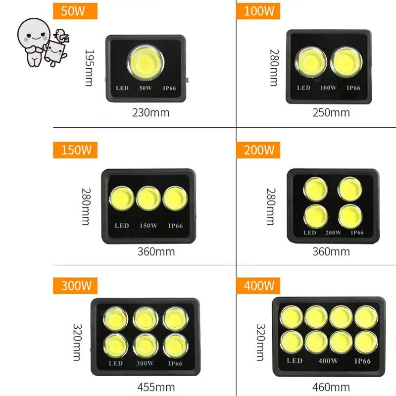 Для активного отдыха 50W100W150W200W300W400W500W600W700W светодиодный прожекторы приспособление