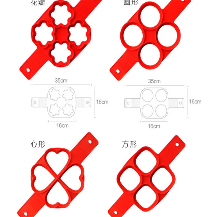 Блинница не прилипающий для готовки инструмент круглый сердце блинница машина яичная сковорода флип яйца кухонные формы для выпечки аксессуары