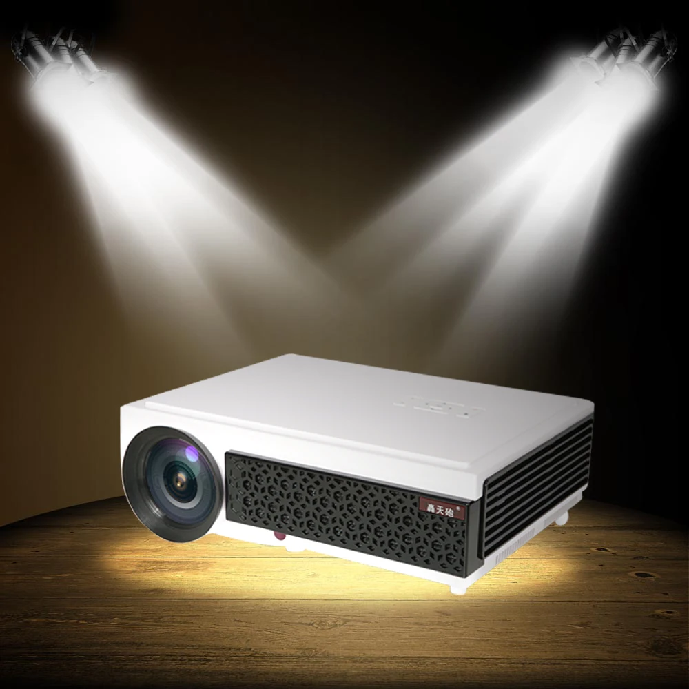 LED 96+ 5500 Lumens 1080P 3D Projector Home Cinema Full HD LED Projector Multimedia Digital