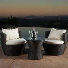 Новое поступление; качественные уличная мебель, Круглый… стул Плетеный кофейный столик набор