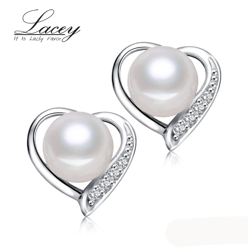 

LACEY freshwater pearl earrings jewelry for women,white natural pearl jewelry earring 925 silver fine jewelry for mother present