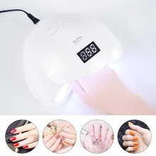 Сушилка для маникюра, салонная УФ-лампа, светодиодный гель для отверждения ногтей, 10 S/30 S/60 S/99 S, таймер синхронизации, фототерапия, лампа с 24 бусинами