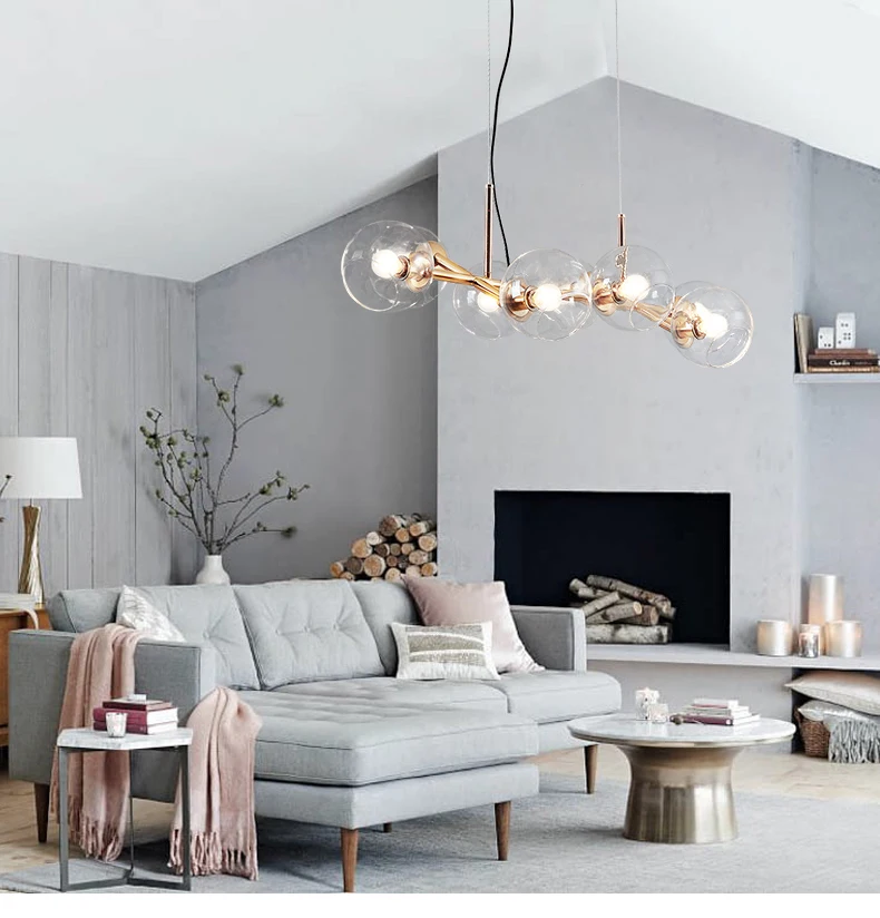 Straight 8/12 Light Glass Globe Beans Chandelier Drope Light For Dining Room Lustre E27 Led Chandelier Lamparas Lighting Straight 8/12 Light Glass Globe Beans Chandelier Drope Light For Dining Room Lustre E27 Led Chandelier Lamparas Lighting