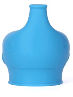 Слон ребенок силикагель изоляции чашки рукав Младенцы обучение теплоизоляция крышка защита для кружки T0360 - Цвет: Blue