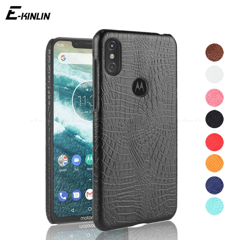 

Crocodile Skin Snake Print Leather Case For Motorola Moto One Power E5 G7 G6 G5S G5 G4 Z Z2 Play X4 X 2017 C Plus Back Cover