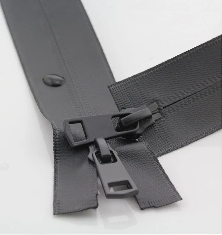 

5# 20/60/70/75/80/90/100/120/150cm double-sliders waterproof plastic nylon zippers for garment