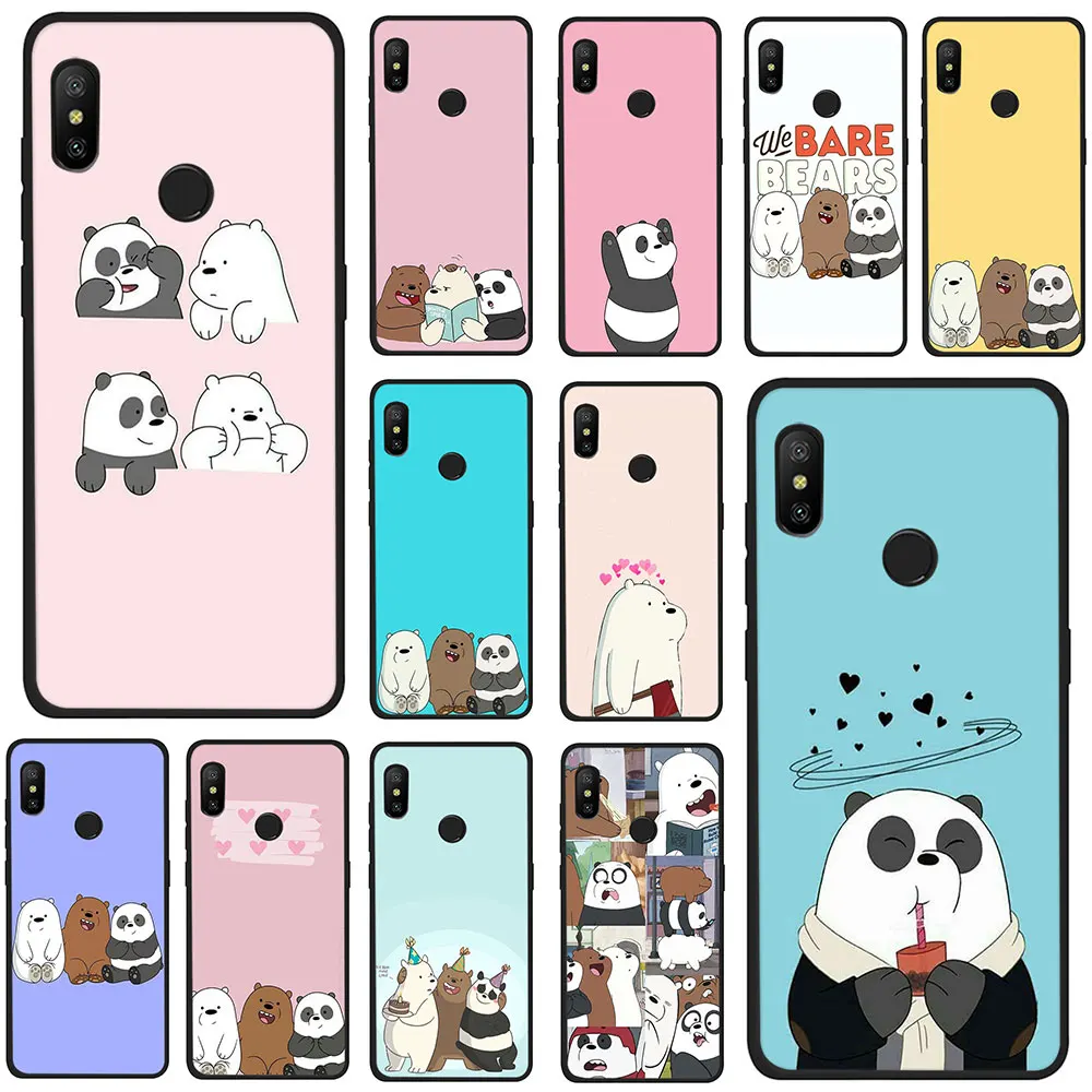 

Bear Soft TPU Phone Case for Xiaomi Mi 6 8 9 SE A2 Lite 6 A1/5X A2/6X Max 3 F1