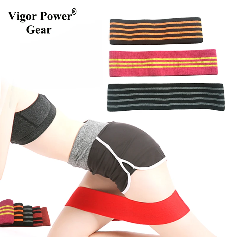 VigorPowerGear фитнес бедра круг хип группа петля сопротивление растягивающаяся лента