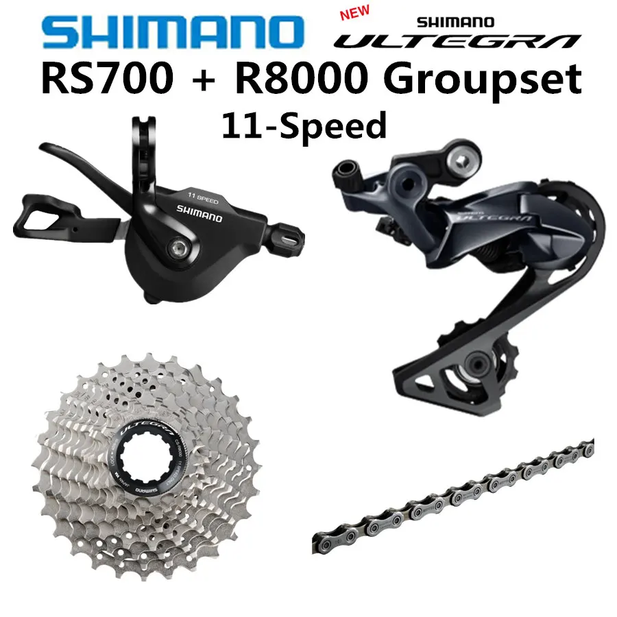 Переключатель передач SHIMANO RS700 + R8000 комплект компонентов ULTEGRA дорожный велосипед