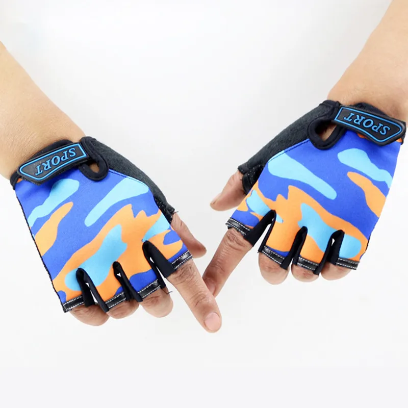 Без пальцев детские перчатки Нескользящие ультратонкие детские спортивные перчатки для мальчиков девочек Luvas De inverno