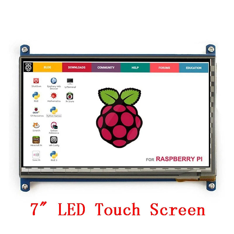 Для Raspberry Pi 3 дисплей 3," 5" " дюймовый сенсорный экран 480x320 lcd 800*480 модуль 800*480 монитор для Raspberry Pi 3 2B B