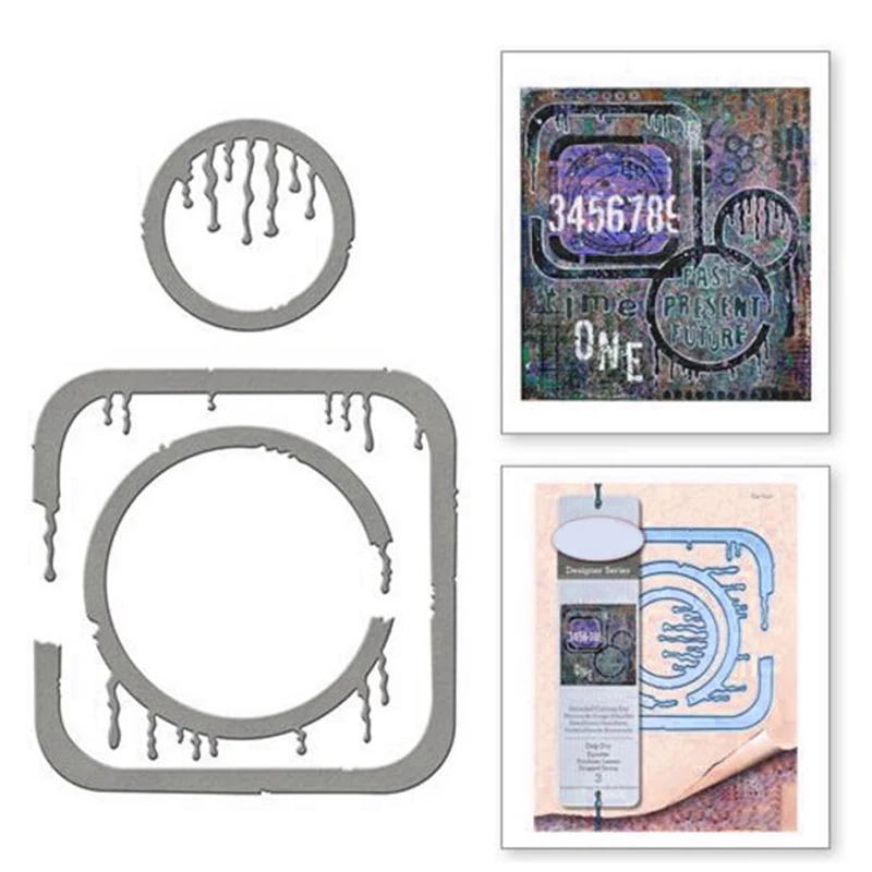 

GJCrafts 3Pcs/lot 92*98mm Metal Cutting Dies Circle for Scrapbooking New 2019 Crafts Dies Album DIY Metal Cutting Stencil Dies
