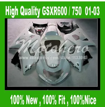 

GSXR600 2001 2002 2003 GSXR750 K1 Fairing Set for Suzuki All White GSXR600/750 2001 2002 2003 01 03 GSXR750 02 K1 01 02