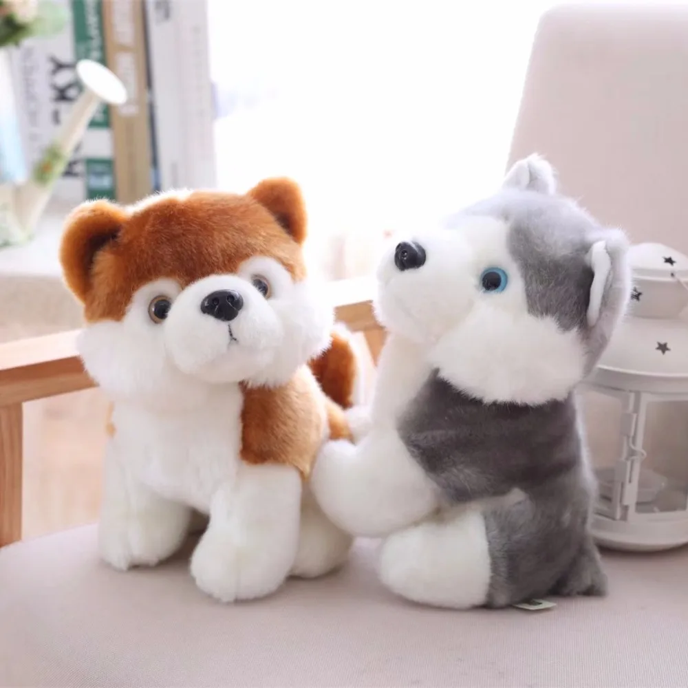 Miaoowa 1pc 23cm Super Kawaii Dog Plush Toy Cute Simulation Husky Dog Plush Toys Stuffed Animal Doll for Kids Baby Children Gift Miaoowa 1pc 23cm Super Kawaii Dog Plush Toy Cute Simulation Husky Dog Plush Toys Stuffed Animal Doll for Kids Baby Children Gift