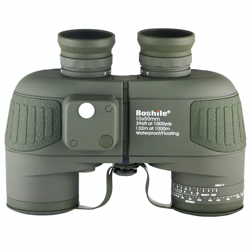 

10x50 Professional Marine Binoculars Boshile Binoculars Waterproof Digital Compass Hunting Telescope High power Lll night vision