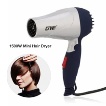 1500 Вт мини размер складной воздуходувка для волос ЕС 220 В путешественник бытовой электрический фен с насадкой для сбора низкий уровень шума Фен