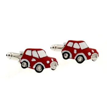 

Red Mini Car Cufflink Cuff Link 15 Pairs Wholesale Free Shipping