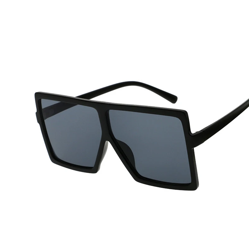 Винтажные Квадратные Солнцезащитные очки больших размеров, женские модные солнцезащитные очки, женские брендовые дизайнерские ретро мужские солнцезащитные очки, UV400 - Цвет линз: 5