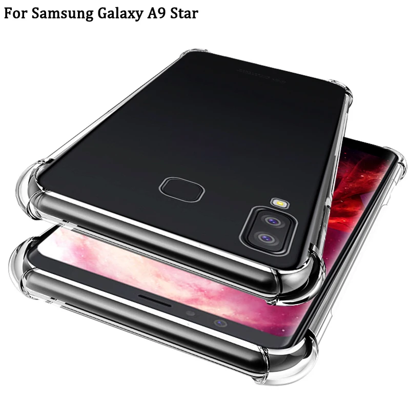 Для SAMSUNG Galaxy A9 Star чехол прозрачный мягкий из ТПУ на заднюю панель для GalaxyA9 звезда |