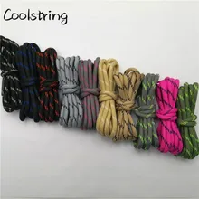 Coolstring Открытый Круглый Веревка походная обувь шнурки одежда в полоску устойчивые кроссовки ботинок шнурки для мужчин и женщин спортивные
