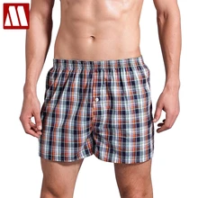 Оптовые цены, хлопковые короткие боксеры, мужское клетчатое нижнее белье, домашняя одежда, мужские трусы плюс большого размера, удобные разноцветные шорты