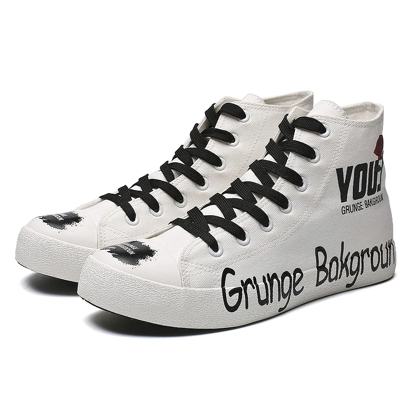 Preto De Sapatas Marca Rua Casuais Moda Top Masculinos Alta Dança Calçados Tênis Dos Homens amarelo branco Sapatilhas Das Lona aqwqfg