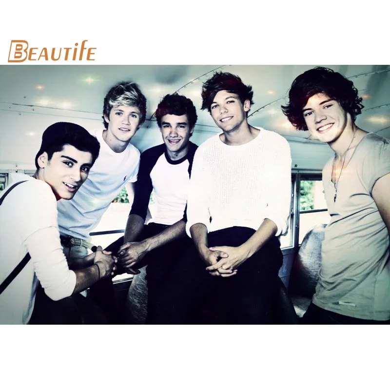 

Custom One Direction Poster Home Decoration Fashion Silk Fabric Wall Poster Custom Poster high quality O003