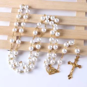 

Mens Beckham Cross Pendant Black Rosary Beads Necklace Brand New Drop Shipping Wholesale
