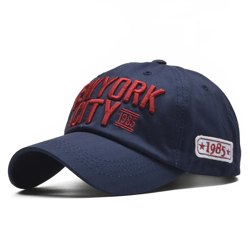 [NORTHWOOD] бейсбольная кепка в стиле Нью-Йорк из хлопка, мужская и женская кепка с надписью, кепка для мужчин, Кепка в стиле хип-хоп, мягкая Кепка NY - Color: Navy Blue
