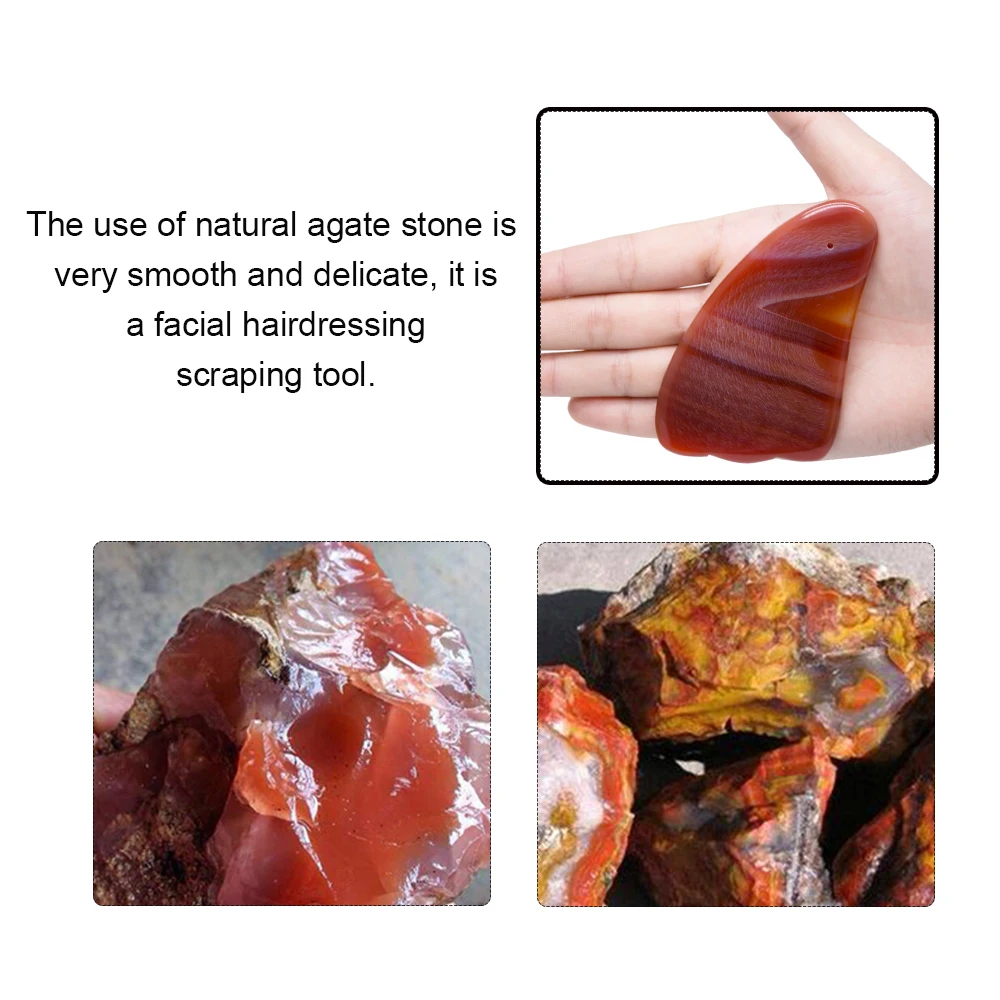 Agate GuaSha Scraping Board Set Massage Tools for SPA Salon Acupuncture Therapy Trigger Point Treatment C1432 Agate GuaSha Scraping Board Set Massage Tools for SPA Salon Acupuncture Therapy Trigger Point Treatment C1432