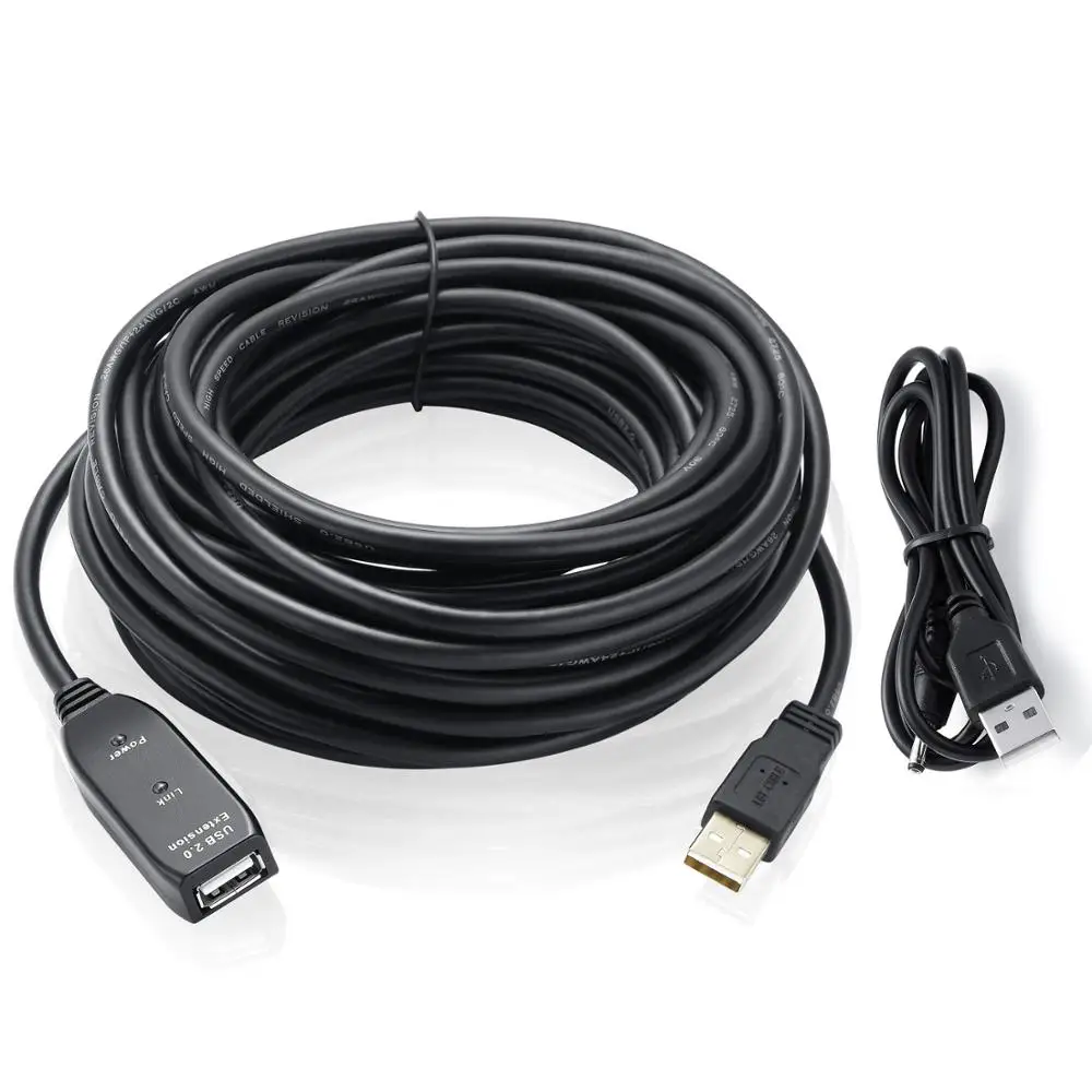 Lballist USB 2 0 Удлинительный кабель штекер гнездо Активный ретранслятор встроенный