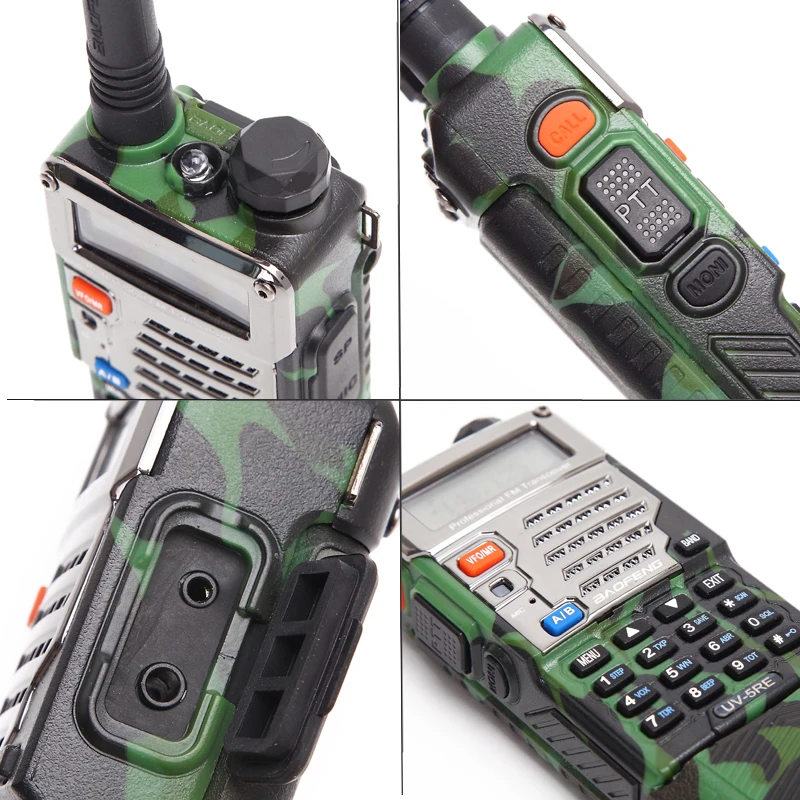 BAOFENG UV-5RE Walkie Talkie 8 W Мощный 3800 мАч двухдиапазонный 10 км long range cb двухстороннее радио обновления УФ 5RE + Тактический антенны