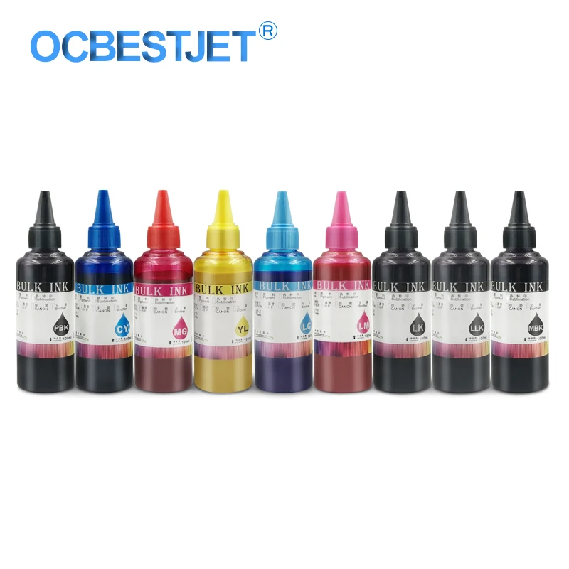 

100ML/Bottle Universal Pigment Ink For Epson SureColor P600 P800 Stylus Pro 3800 3880 7890 Printer 9 Colors Refill Pigment Ink